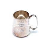 Terry McDermott's Liverpool FC runners-up tankard from the 1978 Football League Cup Final,
