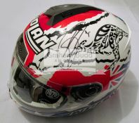 Casey Stoner signed Nolan brand helmet,