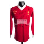 Team-signed Alan Hansen Liverpool No.