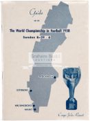 A 1958 World Cup Press Guide,