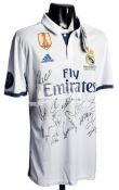 Team-signed Cristiano Ronaldo Real Madrid No.