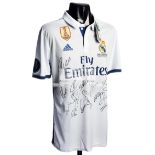 Team-signed Cristiano Ronaldo Real Madrid No.