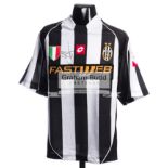 Lilian Thuram signed Juventus replica home jersey,