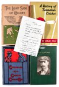 A collection of 15 cricket books,