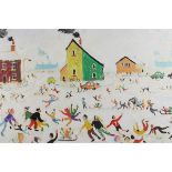 Stafford, Simeon b1956 British AR, Snow Winter. 20 x 30 ins., (51 x 76 cms.