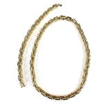 Chiampesan 18 ct yellow gold necklace and matching bracelet.
