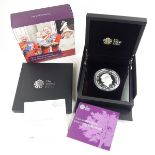 Limited edition Royal Mint Four Generations of Royalty 2018 five ounce silver proof coin.