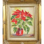 Beal, Brenda Twentieth Century British AR, Poinsettia. 10 x 8 ins., (25.5 x 20.5 cms.