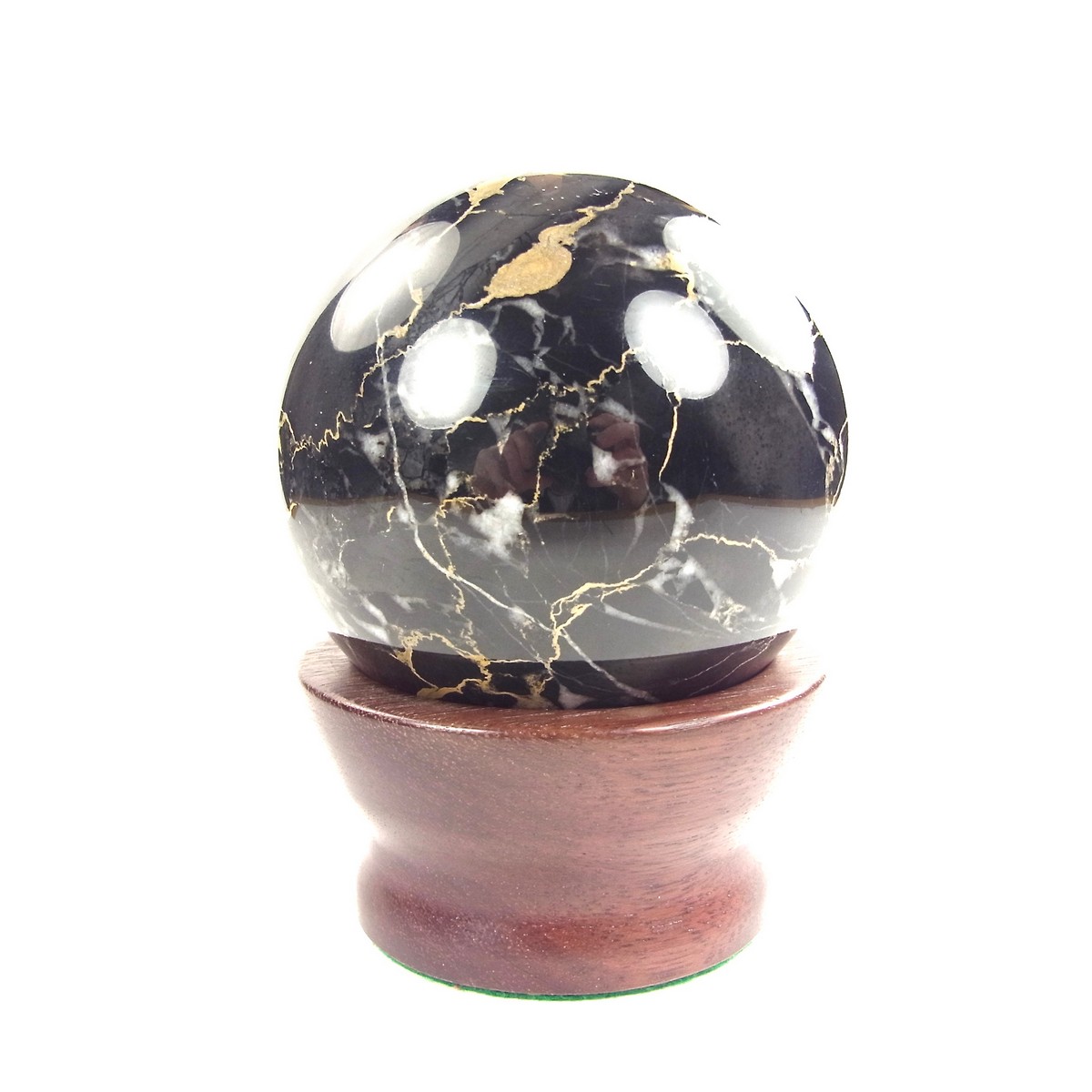 Large collection of polished mineral egg and sphere specimens. - Image 2 of 2