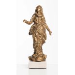 Piccola scultura in bronzo dorato, “Immacolata”, Italia, XIX sec.