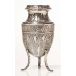 Vaso in argento di gusto Impero, Napoli, metà del XIX sec.