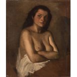 Bruno Saetti (Bologna 1902 - 1984), attribuito a, “Nudo Femminile”, Anni '20.