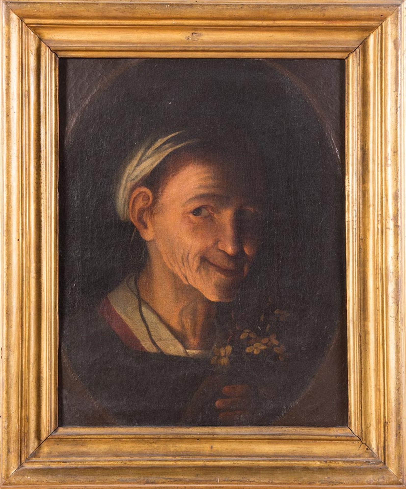 Pietro Muttoni detto della Vecchia (Venezia 1603 – Vicenza 1678), ambito di, “Ritratto di vecchia”.