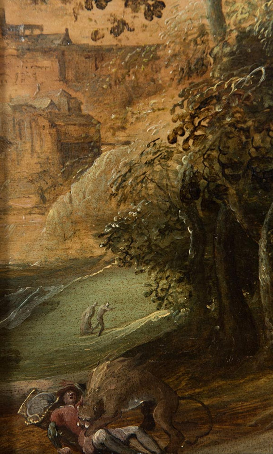 Karel van Mander (Meulebeke 1548 – Amsterdam 1606), attribuito a, “Paesaggio”. - Image 4 of 4