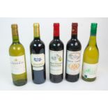 A COLLECTION OF RED AND WHITE WINE approximately twenty-seven bottles of white and eighty bottles of