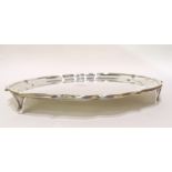 A silver salver, Birmingham 1946, 561gms