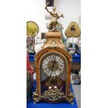 A 20th Century French boulle style mantle clock with ormolu mounts, 77cm high Gilbert Telfer