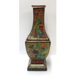 A Chinese clobbered vase, 31cm high Gilbert Telfer Collection, Edinburgh