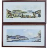 Carriage Prints x 2 WESTERN HIGHLANDS, NEAR MORAR and INVERARAY CASTLE, LOCH FYNE, ARGYLL both by