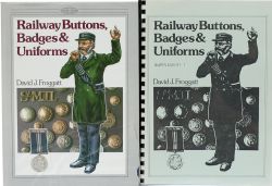 Book RAILWAY BUTTONS, BADGES & UNIFORMS by David J. Froggatt, published by Ian Allan in 1986.