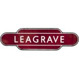 BR(M) FF totem LEAGRAVE from the former Midland Railway station between Bedford and Luton. In good