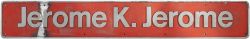 Nameplate JEROME K. JEROME ex BR Diesel Class 31 31423 / D5621 built by Brush Works as works