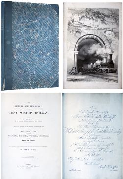 Original book The History and Description of the GREAT WESTERN RAILWAY by J.C. Bourne, published