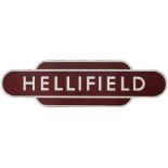 Totem BR(M) FF HELLIFIELD from the former Midland Railway station between Skipton and Settle. In