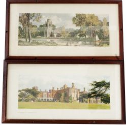 A pair of carriage prints both from the LNER Post War Series. HEMINGFORD GREY HUNTINGDONSHIRE by