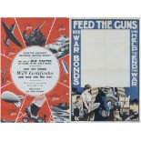 Posters WW2 GLOSTER AIRCRAFT NATIONAL SAVINGS GROUP OUR AIM IS ONE FIGHTER PER MONTH. Together