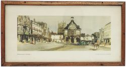 Carriage print MARLBOROUGH WILTSHIRE by Claude Buckle. A rare print from the BR Western Region