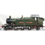 Live Steam 5 inch Gauge Model of GWR 2-6-2T Prairie Tank No 4555. In excellent condition with its