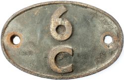 Shedplate 6C Birkenhead Mollington Street 1950-1963 and Croes Newydd 1963-1967 with sub sheds of