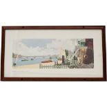 Carriage Print LONDON, RIVER THAMES, PUTNEY by A J Wilson from the LNER Post-War Series, around
