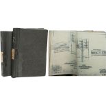 LMS official drawings of signals 1-378 in two volumes measuring 10in x 8in and dated between 1936-