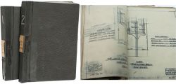 LMS official drawings of signals 1-378 in two volumes measuring 10in x 8in and dated between 1936-
