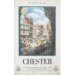 Poster BR(M) CHESTER by S. R. Badmin. Double Royal 25in x 40in. In good condition with minor edge