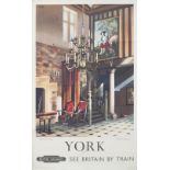 Poster BR(NE) YORK TREASURER'S HOUSE NATIONAL TRUST PROPERTY by Shep. Double Royal 25in x 40in. In