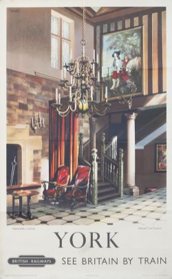 Poster BR(NE) YORK TREASURER'S HOUSE NATIONAL TRUST PROPERTY by Shep. Double Royal 25in x 40in. In