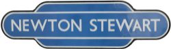 Totem BR(Sc) FF NEWTON STEWART from the former Portpatrick and Wigtownshire Joint Railway station