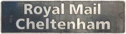 Nameplate ROYAL MAIL CHELTENHAM ex BR class 47 47750. Built at Crewe in March 1965, named in March