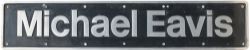 Nameplate MICHAEL EAVIS ex High Speed Train class 43 43027 Built at Crewe in 1976 and named by