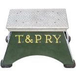 Texas and Pacific Railway conductors Step Stool embossed on the side T. & P. RY. Nicely restored