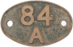 Shedplate 84A Wolverhampton Stafford Road 1950 - 1963 and Plymouth Laira 1963 - 1973. Lightly
