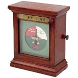 LNER/GNR mahogany cased single line repeater brass plated DOWN LINE. In very good Condition,