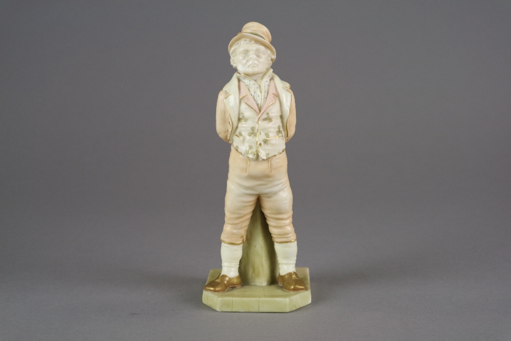 A Royal Worcester figure of the Irishman modelled by James Hadley from the Countries of the World