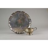 A silver salver, Roberts & Belk, Sheffield 1970,