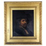 Manner of Rembrandt Harmensz Van Rijn (Dutch, 1606-1669) Self portrait, oil on canvas,