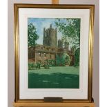 William Dacres Adams (1864-1951) The Bishops Palace, Ely, signed lower right,