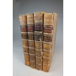 POPE, Alexander, Works, 4 vols, folio, 1717-41, Portrait frontis in vol 1,